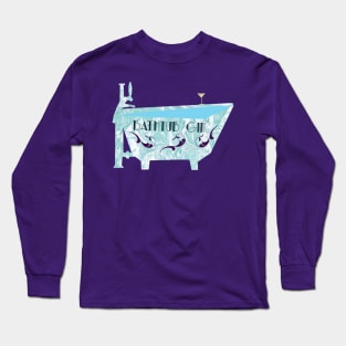 Art Deco Bathtub Gin Long Sleeve T-Shirt